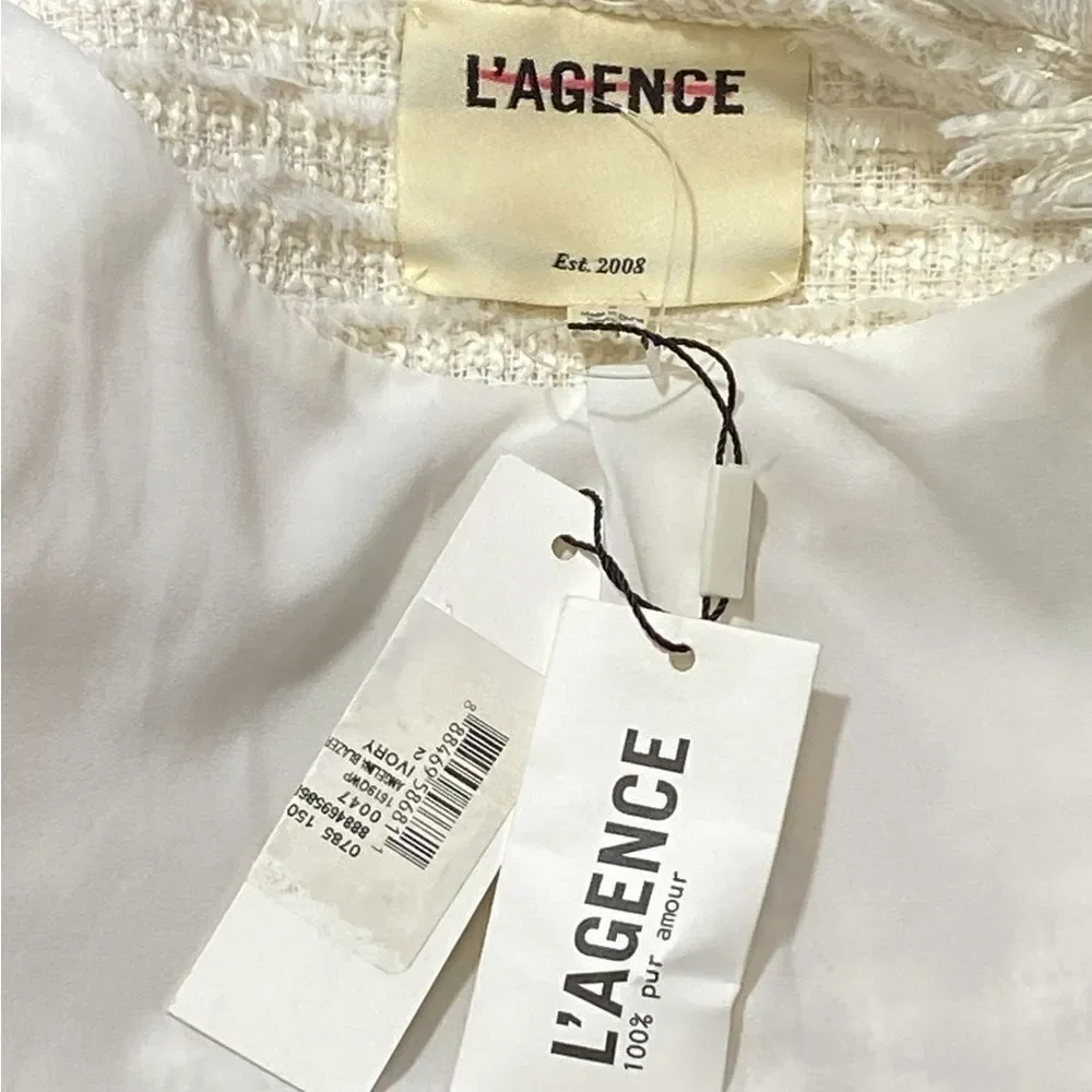 L'AGENCE Angelina Tweed Blazer size 2